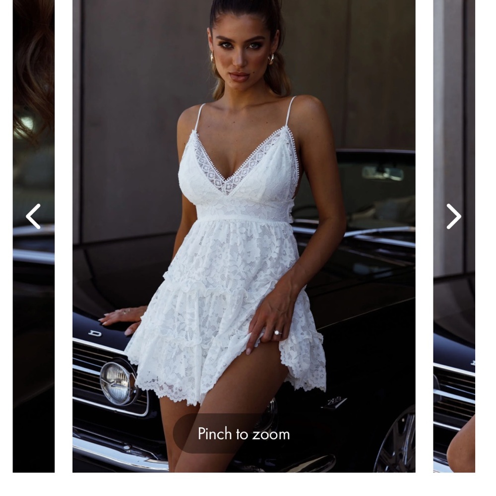 Selfie Leslie White Dress